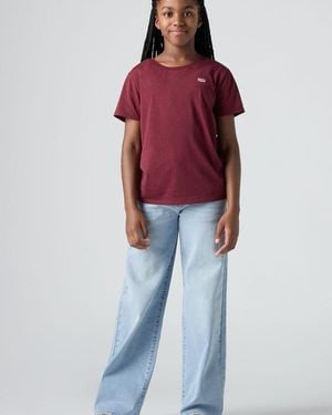Levi's Jeans Baggy A Vita Alta Per Adolescenti - Rosso
