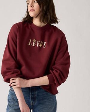 Levi's Graphic Leo Crewneck Sweatshirt - Red