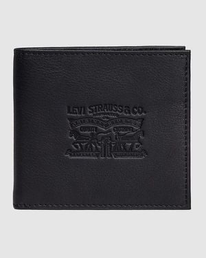 Levi's Vintage Two Horse Bifold Coin Wallet - Black