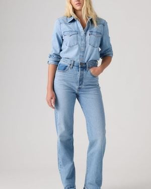 Levi's Ribcage Full Length Recrafted Jeans - Blue
