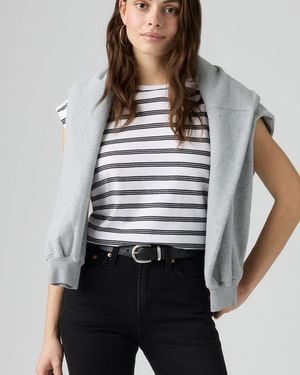 Levi's Pleated Muscle Tank Top - Grey