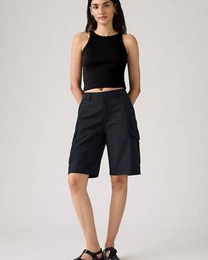 Levi's Shorts Cargo Baggy Dad - Negro