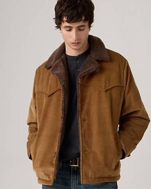Levi's Durham Cosy Corduroy Short Coat - Brown