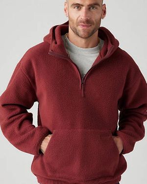 Levi's Hooded Sherpa Pullover - Red