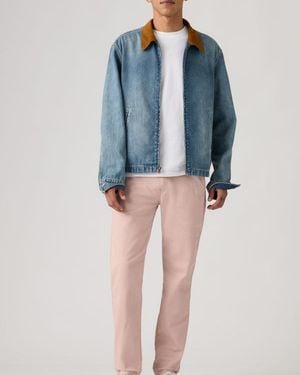 Levi's Xx Chino Standard Taper Cotton Linen Trousers - Blue