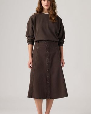 Levi's Yoked Western Skirt - Brown