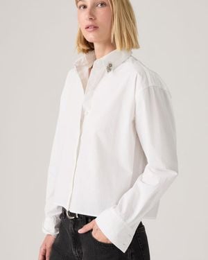Levi's Cropped Harlie Shirt - White