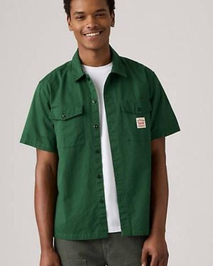 Levi's Short Sleeve Worker Shirt - Green