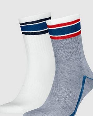 Levi's Short Cut Socks 2 Pack - Blue