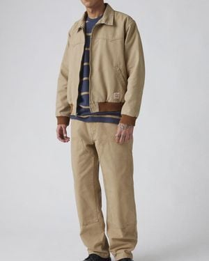 Levi's 568 Loose Straight Double Knee Carpenter Trousers - Natural
