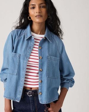 Levi's Tini Long Sleeve Utility Shirt - Blue