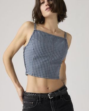 Levi's Square Neck Tank Top - Blue