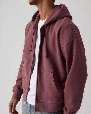Levi's Hayes Boxy Full Zip Sweatshirt - Purple