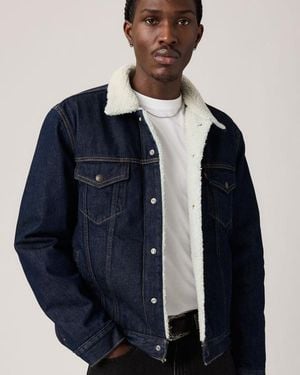 Levi's Type Iii Sherpa Trucker Jacket - Blue