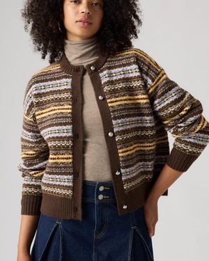Levi's Charlotte Crewneck Cardigan - Blauw