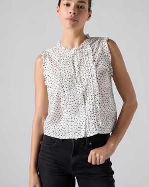 Levi's Shelby Sleeveless Slim Blouse - White