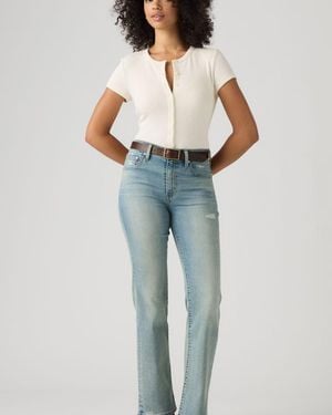 Levi's 723 High Rise Straight Jeans - Azul