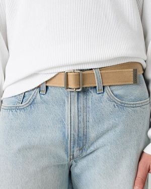 Levi's Washed Down Cotton Web Belt - Blue