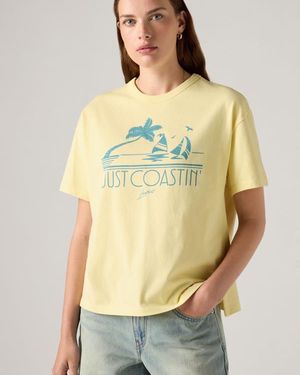 Levi's Camiseta Graphic Vintage Fit - Amarillo
