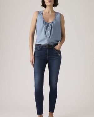 Levi's 710 Mid Rise Super Skinny Jeans - Blue