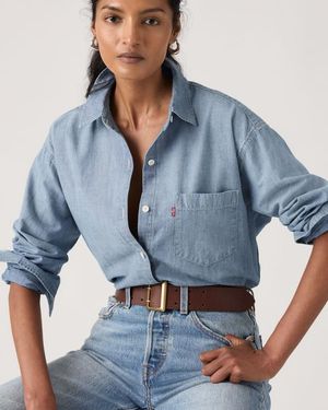 Levi's Camisa Harlie Boyfriend - Azul