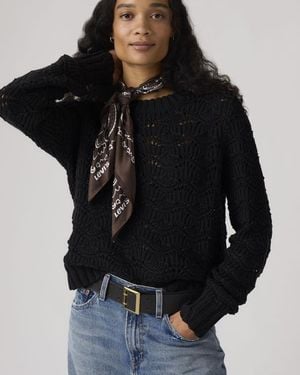Levi's Satin Bandana - Schwarz