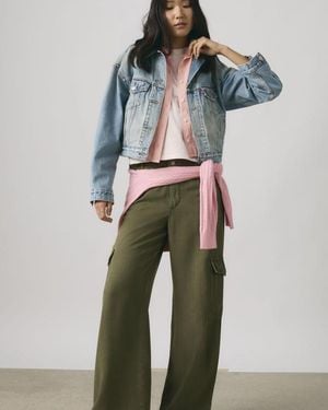 Levi's Baggy Dad Lightweight Cargo Trousers - Green