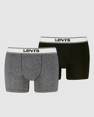 Levi's Vintage Boxer Brief 2 Pack - Negro
