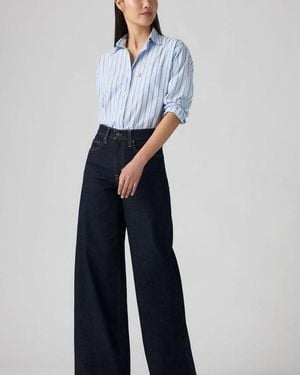 Levi's 728 High Rise Wide Leg Jeans - Blue