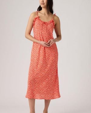 Levi's Sarita Midi Slip Dress - Red
