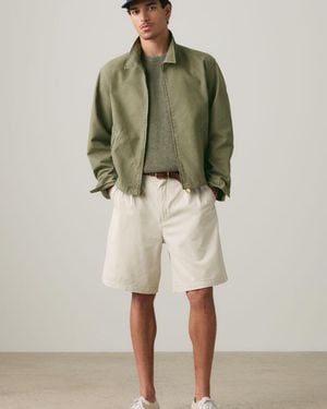 Levi's Baggy Pleated Shorts - Natural