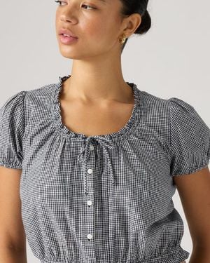 Levi's Chiara Short Sleeve Blouse - Grigio