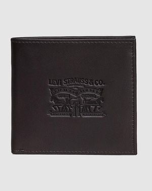 Levi's Vintage Two Horse Bifold Coin Wallet - Black