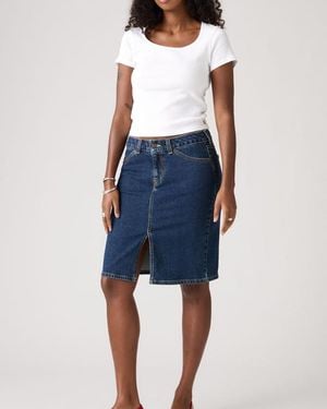 Levi's Low Midi Skirt - Blue