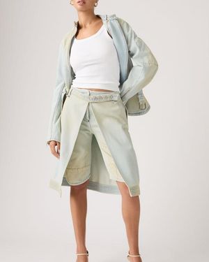 Levi's Carina Apron Shorts - Natural