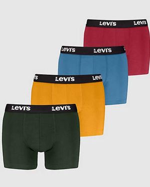 Levi's Solid Boxer Briefs 4 Pack - Multicolour