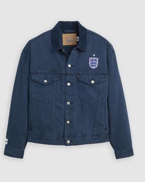Levi's England Football Type Iii Trucker Jacket - Blauw