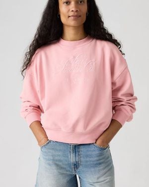 Levi's Graphic Vintage Boxy Sweatshirt - Pink
