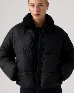 Levi's Palmer Sherpa Puffer Jacket - Negro