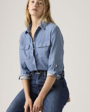 Levi's Elaine Utility Lightweight Shirt - Blue