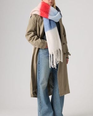Levi's Fuzzy Scarf - Blu