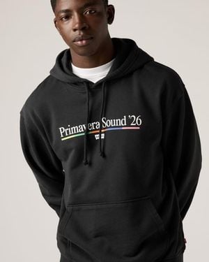 Levi's Relaxed Fit Graphic Hoodie - Black