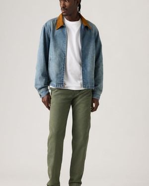 Levi's Xx Chino Standard Taper Cotton Linen Trousers - Blue