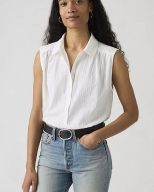 Levi's Londyn Short Sleeve Popover Top - White