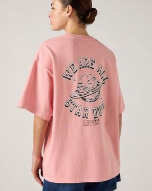 Levi's Graphic Short Stack Tee - Pink