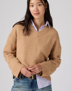 Levi's Supersoft V Neck Sweater - Blu