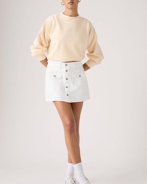 Levi's Button Front Skort - Natural