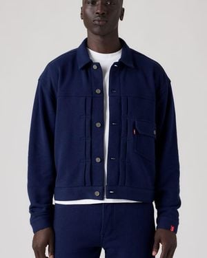 Levi's Pantaloni Da Uomo X Beams X Loopwheeler Super Wide - Blu