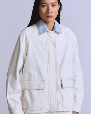 Levi's Cappotto Chore Foderato - Bianco