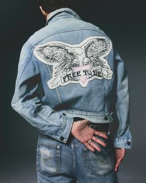 Levi's Veste Trucker Pride Road Worn - Bleu